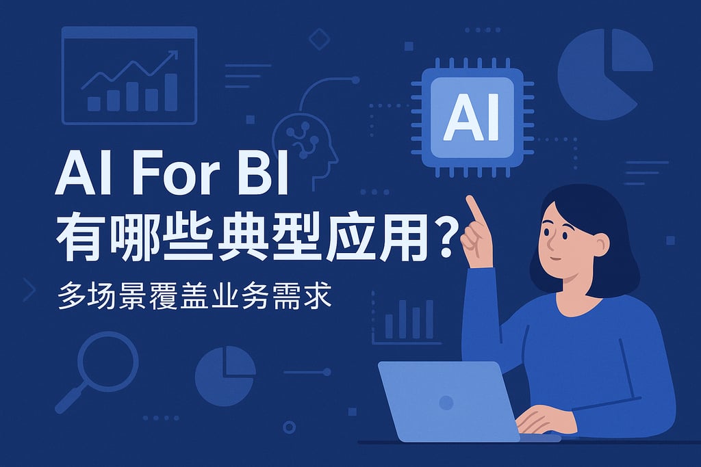 AI For BI有哪些典型应用？多场景覆盖业务需求